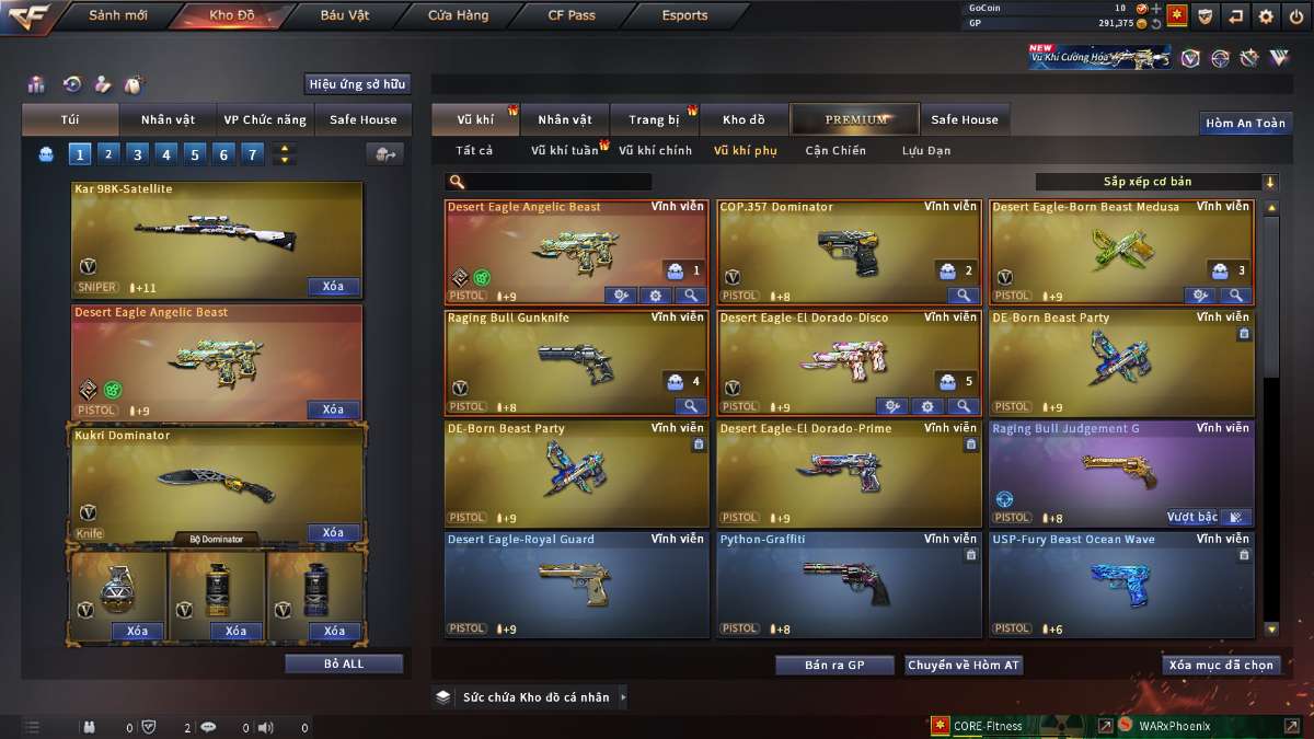 shop acc cf uy tin gia re